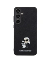 Kup Case Karl Lagerfeld KLHCS24SPSAKCMPK Samsung Galaxy S24 hardcase Saffiano Karl & Choupette Metal Pin schwarz/black - KLD1888 - {ean13} - Sklep Home Screen