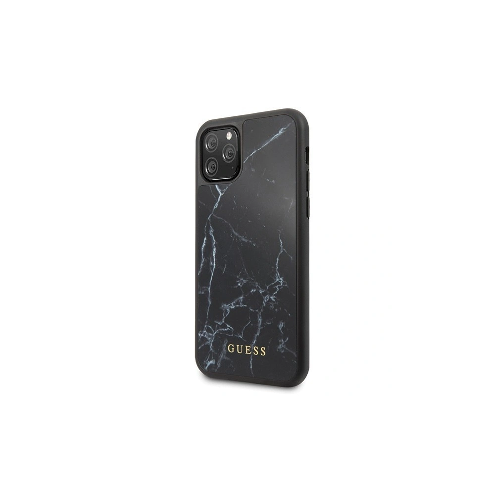 Etui Guess GUHCN58HYMABK Apple iPhone 11 Pro czarny /black Marble