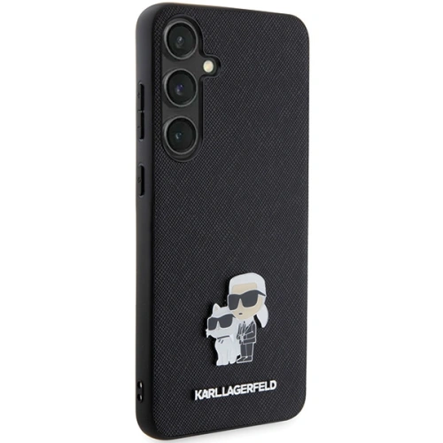 Kup Etui Karl Lagerfeld KLHCS24SPSAKCMPK Samsung Galaxy S24 hardcase Saffiano Karl & Choupette Metal Pin černý/black - KLD1888 - {ean13} - Sklep Home Screen