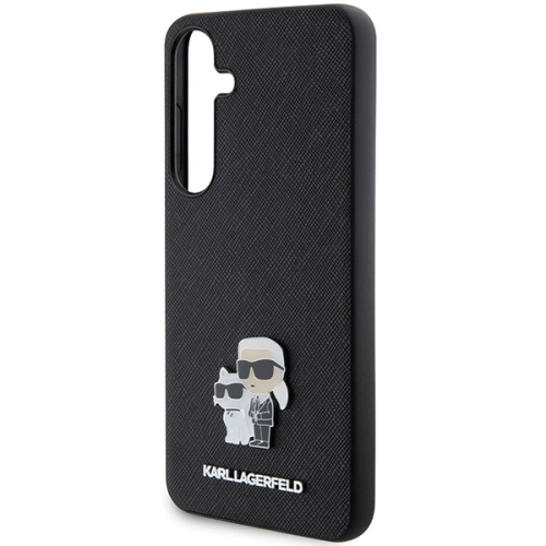Kup Etui Karl Lagerfeld KLHCS24SPSAKCMPK Samsung Galaxy S24 hardcase Saffiano Karl & Choupette Metal Pin černý/black - KLD1888 - {ean13} - Sklep Home Screen