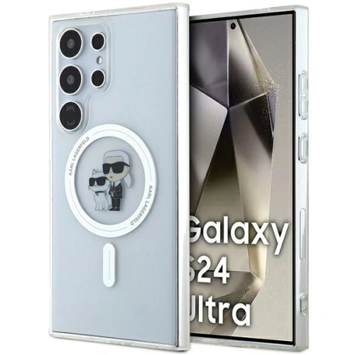 Kup Case Karl Lagerfeld KLHMS24LHGKCNOT Samsung Galaxy S24 Ultra Hardcase IML Karl&Choupette MagSafe transparent - KLD1889 - {ean13} - Sklep Home Screen