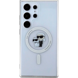 Kup Etui Karl Lagerfeld KLHMS24LHGKCNOT Samsung Galaxy S24 Ultra hardcase IML Karl&Choupette MagSafe transparent - KLD1889 - {ean13} - Sklep Home Screen