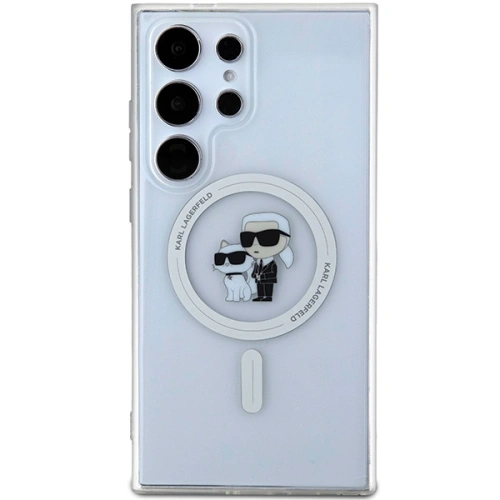 Buy Karl Lagerfeld KLHMS24LHGKCNOT Samsung Galaxy S24 Ultra hardcase IML Karl&Choupette MagSafe transparent - KLD1889 - {ean13} - Home Screen Store Europe