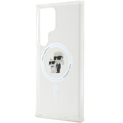 Buy Karl Lagerfeld KLHMS24LHGKCNOT Samsung Galaxy S24 Ultra hardcase IML Karl&Choupette MagSafe transparent - KLD1889 - {ean13} - Home Screen Store Europe