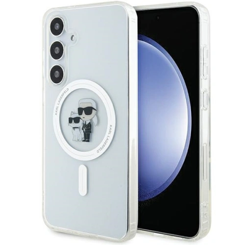 Kup Case Karl Lagerfeld KLHMS24SHGKCNOT Samsung Galaxy S24 Hardcase IML Karl&Choupette MagSafe transparent - KLD1891 - {ean13} - Sklep Home Screen