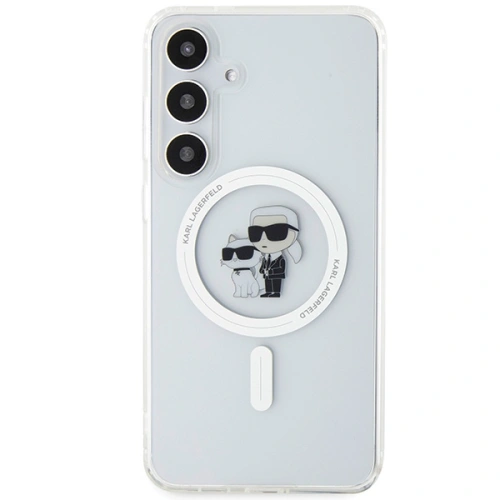 Kup Etui Karl Lagerfeld KLHMS24SHGKCNOT Samsung Galaxy S24 hardcase IML Karl&Choupette MagSafe transparent - KLD1891 - {ean13} - Sklep Home Screen