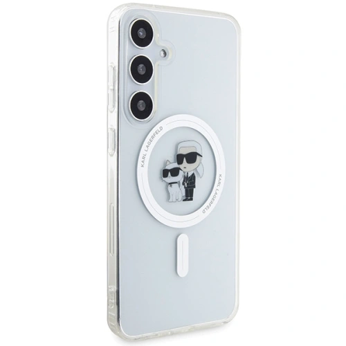 Buy Karl Lagerfeld KLHMS24SHGKCNOT Samsung Galaxy S24 hardcase IML Karl&Choupette MagSafe transparent - KLD1891 - {ean13} - Home Screen Store Europe