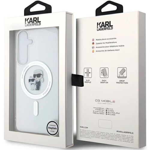 Kup Case Karl Lagerfeld KLHMS24SHGKCNOT Samsung Galaxy S24 Hardcase IML Karl&Choupette MagSafe transparent - KLD1891 - {ean13} - Sklep Home Screen