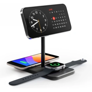 Kup Vezeték nélküli töltő 3w1 Twelve South HiRise 3 Deluxe MagSafe 15W - TSH63 - {ean13} - Sklep Home Screen