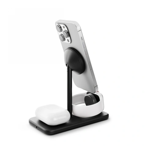 Kup Vezeték nélküli töltő 3w1 Twelve South HiRise 3 Deluxe MagSafe 15W - TSH63 - {ean13} - Sklep Home Screen