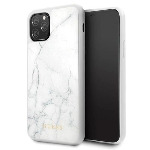 Kup Etui Guess GUHCN58HYMAWH Apple iPhone 11 Pro bílý/bílá mramor - GUE158WHT - {ean13} - Sklep Home Screen
