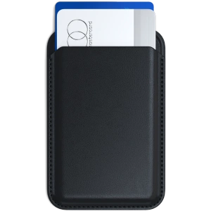 Buy Satechi Vegan-Leather Wallet Stand do Apple iPhone MagSafe black - STH99 - {ean13} - Home Screen Store Europe