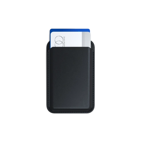 Buy Satechi Vegan-Leather Wallet Stand do Apple iPhone MagSafe black - STH99 - {ean13} - Home Screen Store Europe