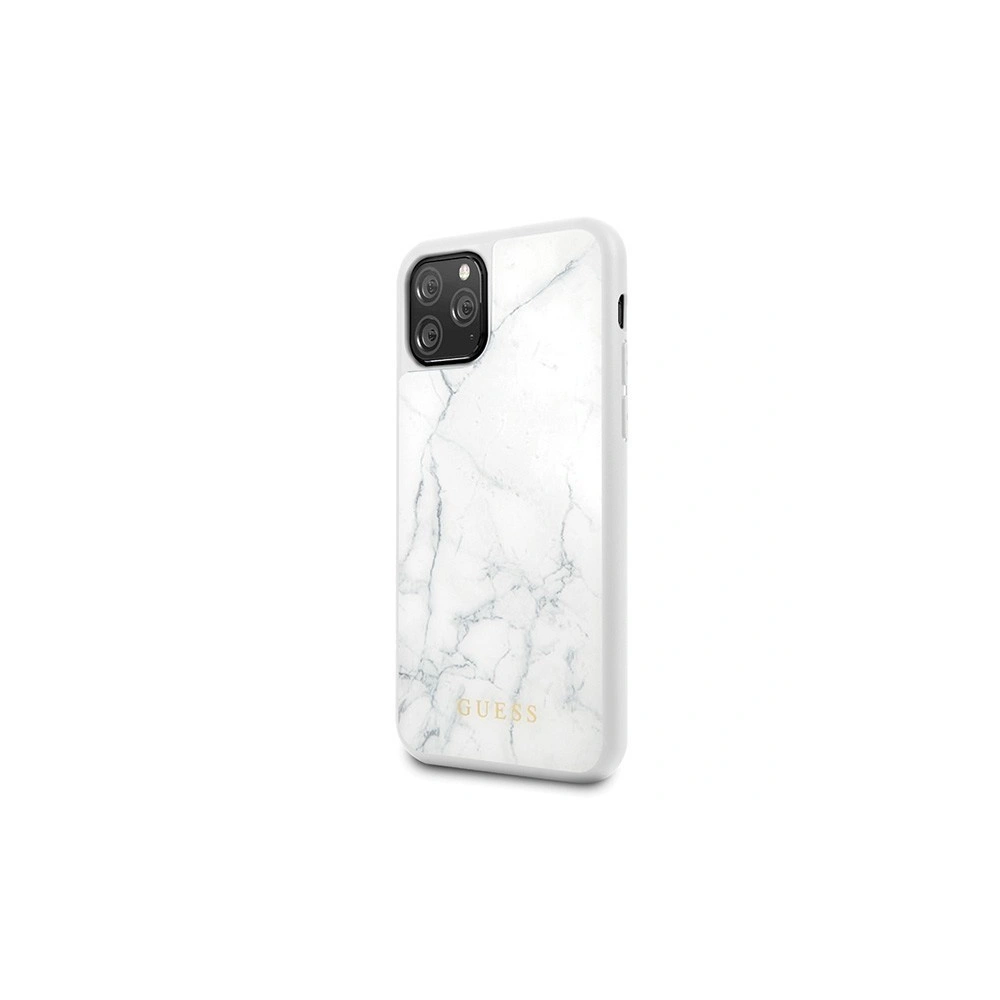 Etui Guess GUHCN58HYMAWH Apple iPhone 11 Pro biały/white Marble
