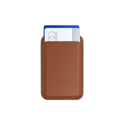 Buy Satechi Vegan-Leather Wallet Stand do Apple iPhone MagSafe brown - STH100 - {ean13} - Home Screen Store Europe