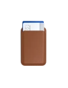 Podstawka Satechi Vegan-Leather Wallet Stand do Apple iPhone MagSafe brązowy