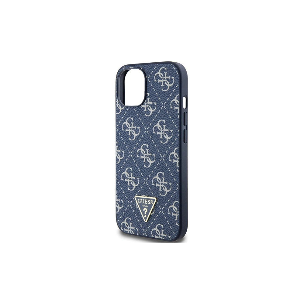 Etui Guess GUHCP15MPG4GPB Apple iPhone 15 Plus / 14 Plus hardcase 4G Triangle Metal Logo niebieski/blue