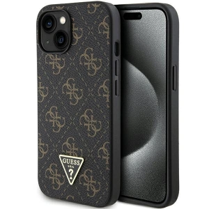 Etui Guess GUHCP15MPG4GPK Apple iPhone 15 Plus / 14 Plus hardcase 4G Triangle Metal Logo czarny/black