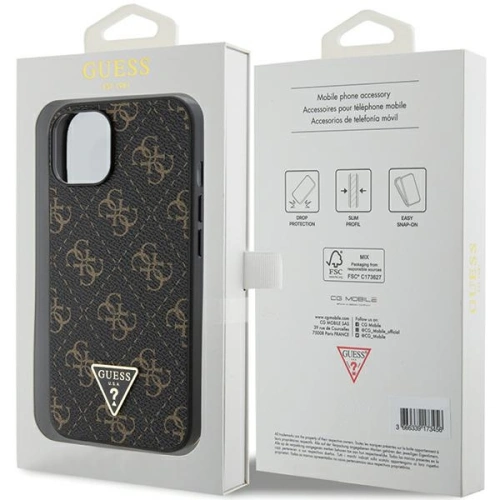 Kup Etui Guess GUHCP15MPG4GPK Apple iPhone 15 Plus / 14 Plus hardcase 4G Triangle Metal Logo czarny/black - GUE3291 - {ean13} - Sklep Home Screen