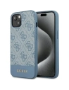 Guess GUHCP15SG4GLBL Apple iPhone 15 / 14 / 13 hardcase 4G Stripe Collection blue