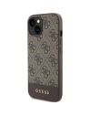 Buy Guess GUHCP15SG4GLBR Apple iPhone 15 / 14 / 13 hardcase 4G Stripe Collection brown - GUE3294 - {ean13} - Home Screen Store Europe