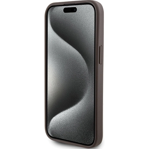 Buy Guess GUHCP15SG4GLBR Apple iPhone 15 / 14 / 13 hardcase 4G Stripe Collection brown - GUE3294 - {ean13} - Home Screen Store Europe