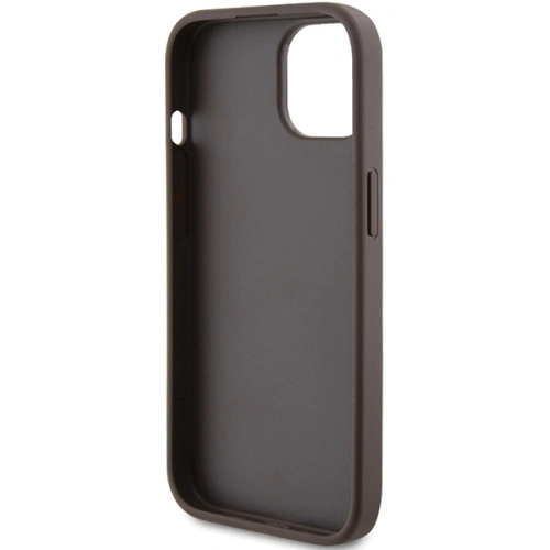 Kup Case Guess GUHCP15SG4GLBR Apple iPhone 15 / 14 / 13 Hardcase 4G Stripe Collection braun/brown - GUE3294 - {ean13} - Sklep Home Screen