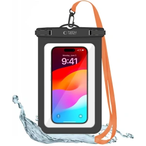 Kup Universelle wasserdichte Hülle Tech-Protect UWC9 Universelle wasserdichte Hülle 8.9" Schwarz/Orange - THP2655 - {ean13} - Sklep Home Screen