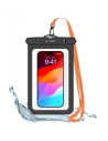 Universelle wasserdichte Hülle Tech-Protect UWC9 Universelle wasserdichte Hülle 8.9" Schwarz/Orange