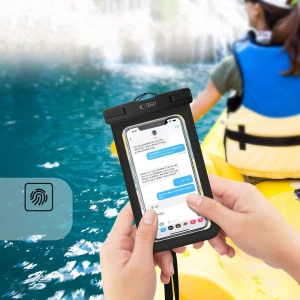 Kup Universelle wasserdichte Hülle Tech-Protect UWC9 Universelle wasserdichte Hülle 8.9" Schwarz/Orange - THP2655 - {ean13} - Sklep Home Screen