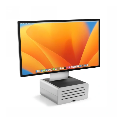 Kup Aluminiowa podstawka Twelve South HiRise Pro pentru iMac și Apple Studio Display cu spațiu de depozitare (argintie) - TSH69 - {ean13} - Sklep Home Screen