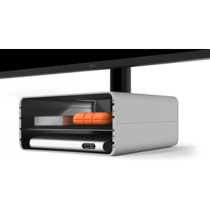 Kup Aluminiowa podstawka Twelve South HiRise Pro do iMac i Apple Studio Display ze schowkiem (silver) - TSH69 - {ean13} - Sklep Home Screen