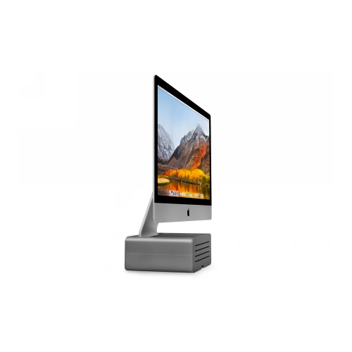 Kup Aluminiowa podstawka Twelve South HiRise Pro pentru iMac și Apple Studio Display cu spațiu de depozitare (gunmetal) - TSH70 - {ean13} - Sklep Home Screen