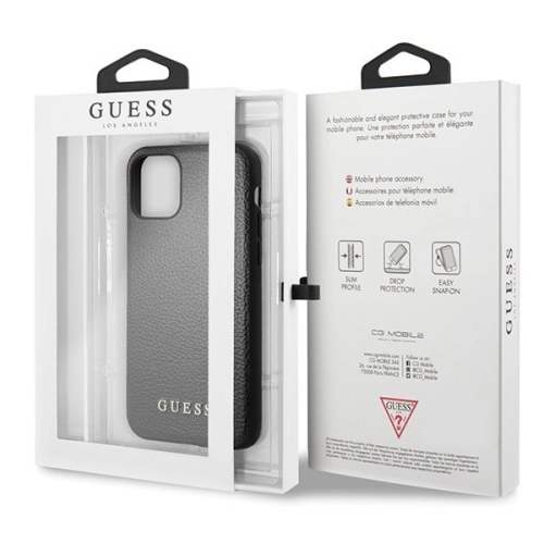 Kup Guess Apple Tasche GUHCN58IGLBK iPhone 11 Pro schwarz/schwarz Hartschalenetui Iridescent - GUE159BLK - {ean13} - Sklep Home Screen