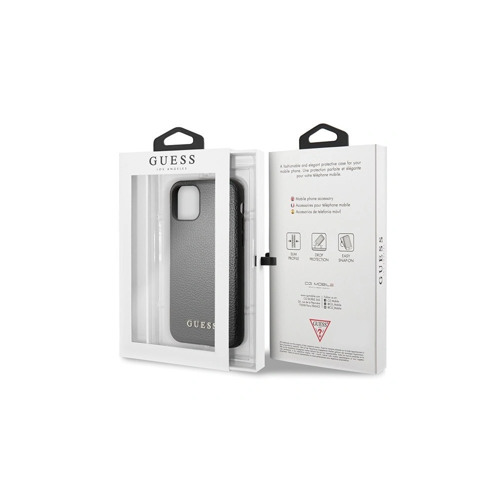 Etui Guess GUHCN58IGLBK Apple iPhone 11 Pro czarny/black hard case Iridescent