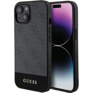 Kup Etui Guess GUHCP15SG4GLGR Apple iPhone 15 / 14 / 13 hardcase 4G Stripe Collection šedý/grey - GUE3295 - {ean13} - Sklep Home Screen