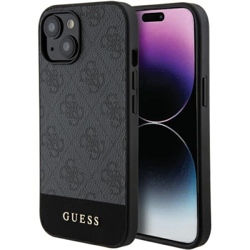 Kup Etui Guess GUHCP15SG4GLGR Apple iPhone 15 / 14 / 13 hardcase 4G Stripe Collection szürke/grey - GUE3295 - {ean13} - Sklep Home Screen