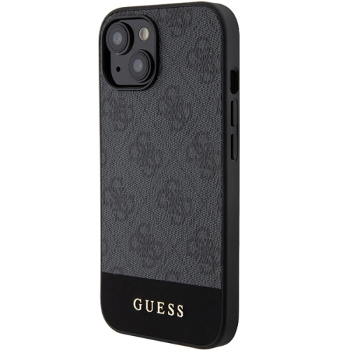 Kup Etui Guess GUHCP15SG4GLGR Apple iPhone 15 / 14 / 13 hardcase 4G Stripe Collection gri/grey - GUE3295 - {ean13} - Sklep Home Screen