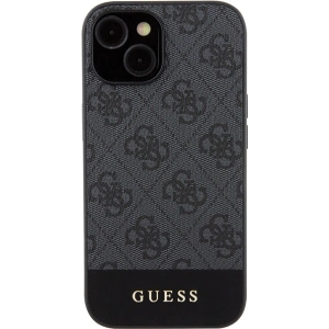 Buy Guess GUHCP15SG4GLGR Apple iPhone 15 / 14 / 13 hardcase 4G Stripe Collection grey - GUE3295 - {ean13} - Home Screen Store Europe