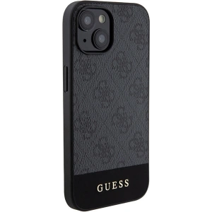 Buy Guess GUHCP15SG4GLGR Apple iPhone 15 / 14 / 13 hardcase 4G Stripe Collection grey - GUE3295 - {ean13} - Home Screen Store Europe