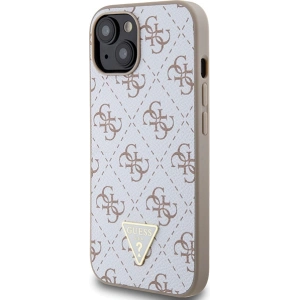 Kup Etui Guess GUHCP15SPG4GPH Apple iPhone 15 / 14 / 13 hardcase 4G Triangle Metal Logo bílý/white - GUE3297 - {ean13} - Sklep Home Screen