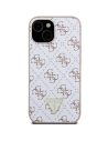 Buy Guess GUHCP15SPG4GPH Apple iPhone 15 / 14 / 13 hardcase 4G Triangle Metal Logo white - GUE3297 - {ean13} - Home Screen Store Europe