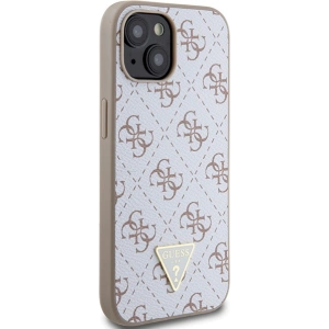 Kup Etui Guess GUHCP15SPG4GPH Apple iPhone 15 / 14 / 13 hardcase 4G Triangle Metal Logo bílý/white - GUE3297 - {ean13} - Sklep Home Screen
