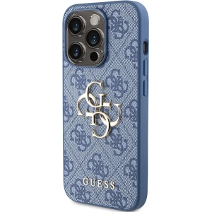Buy Guess GUHCP15X4GMGBL Apple iPhone 15 Pro Max hardcase 4G Big Metal Logo blue - GUE3299 - {ean13} - Home Screen Store Europe