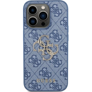 Buy Guess GUHCP15X4GMGBL Apple iPhone 15 Pro Max hardcase 4G Big Metal Logo blue - GUE3299 - {ean13} - Home Screen Store Europe