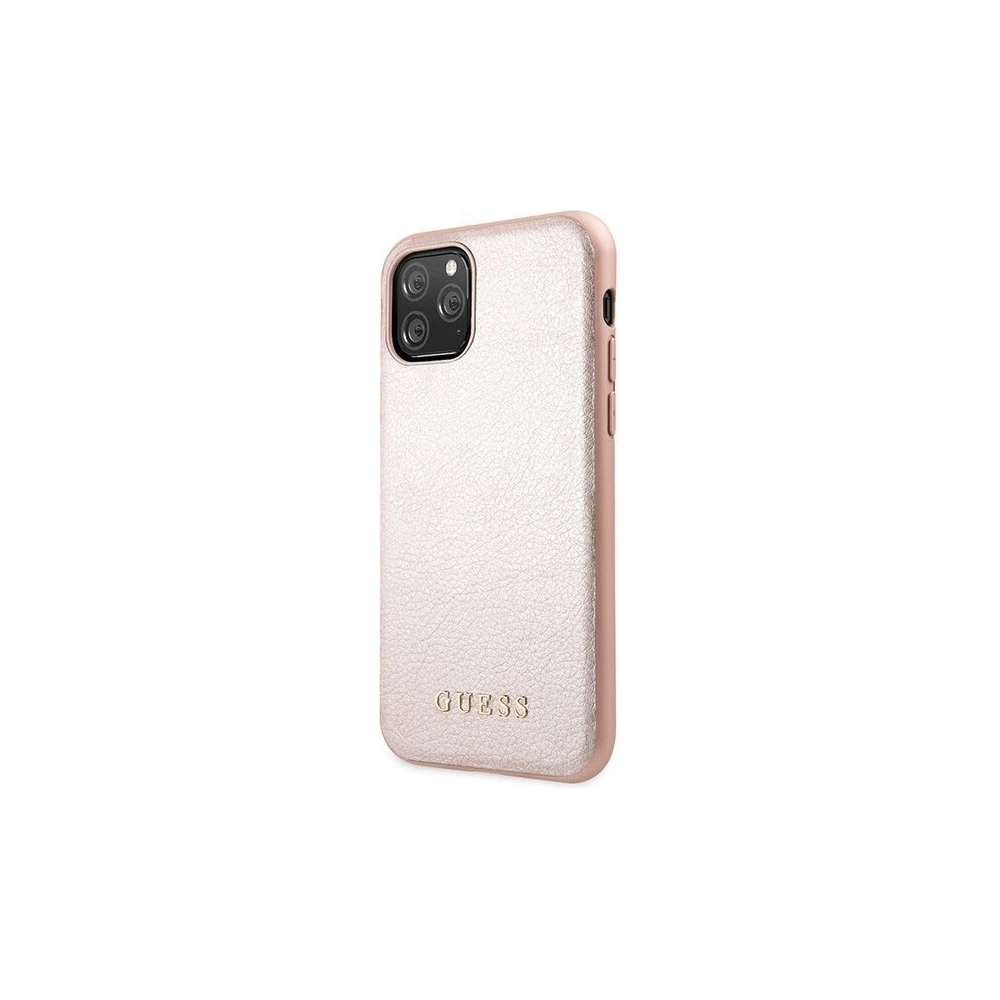 Etui Guess GUHCN58IGLRG Apple iPhone 11 Pro różowo-złoty/rose gold hard case Iridescent