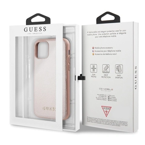 Kup Etui Guess GUHCN58IGLRG Apple iPhone 11 Pro rózsaszín-arany/rose gold kemény tok Irizáló - GUE161RS - {ean13} - Sklep Home Screen