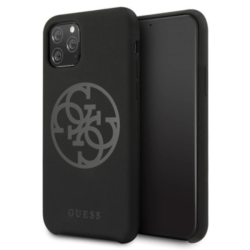 Kup Guess Apple Tasche GUHCN58LS4GBK iPhone 11 Pro schwarz/schwarz Hartschale Silikon 4G Tone On Tone - GUE163BLK - {ean13} - Sklep Home Screen