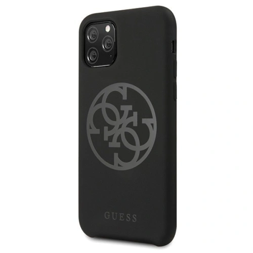 Kup Guess Apple Tasche GUHCN58LS4GBK iPhone 11 Pro schwarz/schwarz Hartschale Silikon 4G Tone On Tone - GUE163BLK - {ean13} - Sklep Home Screen