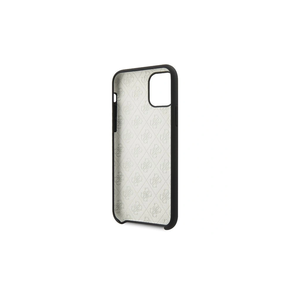 Etui Guess GUHCN58LS4GBK Apple iPhone 11 Pro black/czarny hard case Silicone 4G Tone On Tone